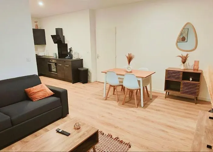 Apartment Casa Pampa 4 Pers Parking Check-in 24sur24 Wifi Clermont-Ferrand